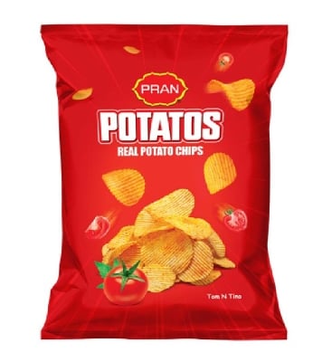 Pran Potatos Chips Tom N Tino- 60gm