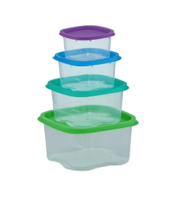 Buy Rainbow Cont 4 Pcs Set (Small Size) Trans Online at Best Price