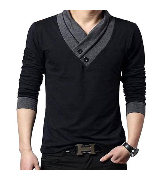 Picture of  Premium Quality  Winter Cotton Full Sleeve T- Shirt