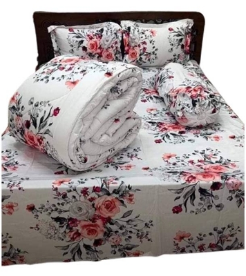 Picture of 5 in 1 Premium Quality Twill  Fabric Comforter Set
