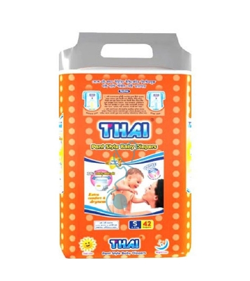 Buy Thai Pant Diaper S (4-8Kg) 42pcs Online