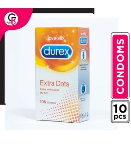 DUREX Extra Dots 10 Condoms India DUREX Extra Dots 10 Condoms India