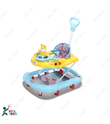 Picture of Baby Rabbit Model Light & Music Walker, Toddler New Born Baby Walking Assistant with push handle bar With Foot Rest (walker_micky_917124_b)