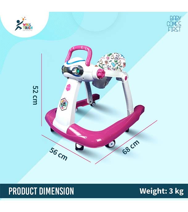 Picture of GoGO Baby Walker, Toddler Walking Assistant for New Born Baby (walker_aci_gogo_pink)