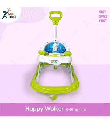 Picture of Baby Walker with Adjustable Height and Musical Toy Bar Rattles and Toys Ultra Soft Seat-Activity Walker for Kids (walker_happy_938544_gw)