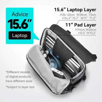 MARK RYDEN MR-2859 Backpack 2-in-1 Combo Pack Waterproof Multi-Use Laptop Backpack