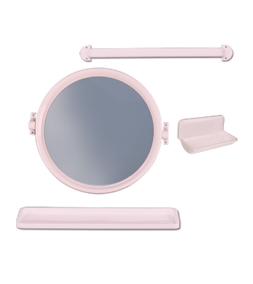 Picture of ABS Round Basin Mirror Light Pink - 