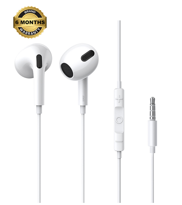 Baseus Encok 3.5mm lateral in-ear Wired Earphone H17 White 