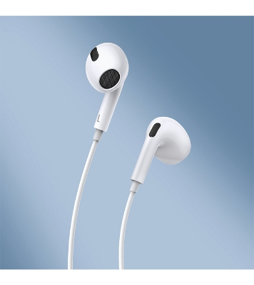 Baseus Encok 3.5mm lateral in-ear Wired Earphone H17 White 