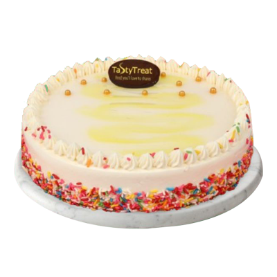 Picture of Premium Vanilla Heart Shaped Cake 500gm