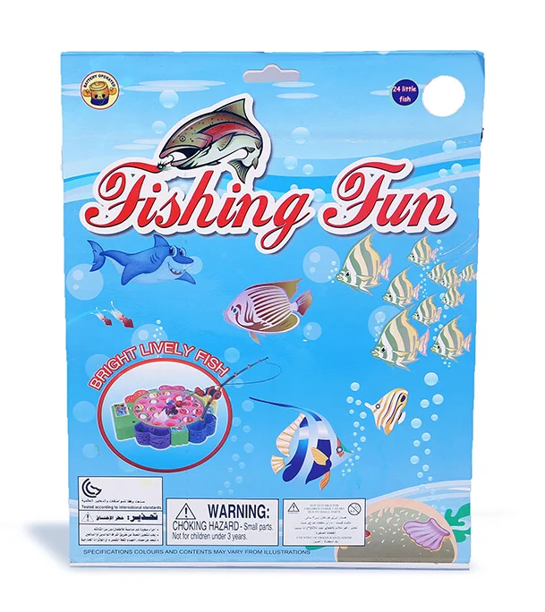 Picture of Fishing Game Toy For Kids 15/24 Fishes. With 4 Pcs Fishing Stick To Catch Fish
