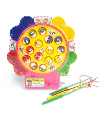 Picture of Fishing Game Toy For Kids 15/24 Fishes. With 4 Pcs Fishing Stick To Catch Fish