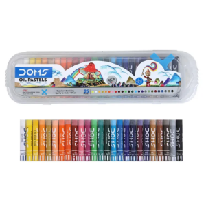 Show details for Doms Non-Toxic 9mm Oil Pastel Set in Plastic Case (25 Assorted Shades) Doms Non-Toxic 9mm Oil Pastel Set in Plastic Case (25 Assorted Shades)