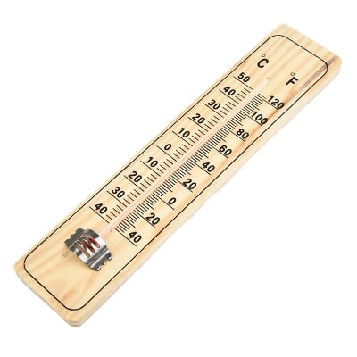 thumbnail image 2 of Ozoffer Wooden Wall Thermometer Indoor & Outdoor Use | BIG W 2 of 12