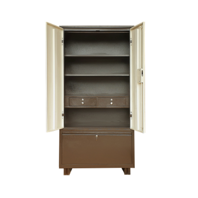 Regal Adjustable Shelf Almirah Choco Blooming Rose