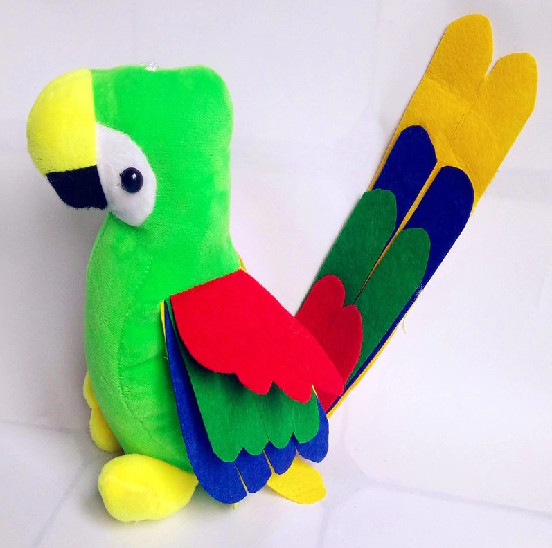 Picture of Parrot Plush Soft Toy Doll Cute Baby Gift