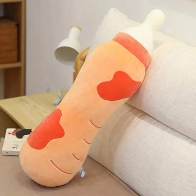 Picture of Baby Bottle Pillow Plush Toy Lazy Sleeping Doll