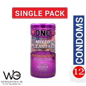 Show details for ONE Condom - Mixed Pleasures - Large Single Pack - 12x1=12pcs ONE Condom - Mixed Pleasures - Large Single Pack - 12x1=12pcs