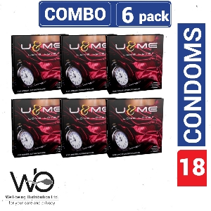 Show details for SMC-U&Me Long Love Condom - Combo 6 Pack - 6x3=18pcs Condom SMC-U&Me Long Love Condom - Combo 6 Pack - 6x3=18pcs Condom