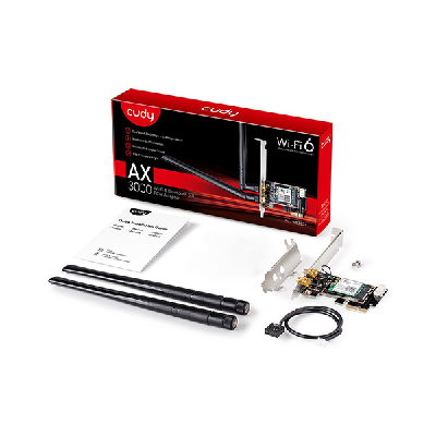 Buy Cudy WE3000 V2 AX3000 Dual-Band Wi-Fi 6 PCIe Adapter Dual Band at Best Price In Bangladesh