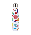 Hot & Cold Stylish SS Cola Water Bottle 450 ML | Leak-Proof with Eye-Catching Spiral Print | Wide Mouth for Effortless Filling | Double-Walled Insulated Inner Steel and Sturdy Outer | Ideal for Daily Hydration at School, Office, Gym | Modern and Eco-Friendly | Spiral Design