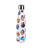 Hot & Cold Stylish SS Cola Water Bottle 450 ML | Leak-Proof with Eye-Catching Spiral Print | Wide Mouth for Effortless Filling | Double-Walled Insulated Inner Steel and Sturdy Outer | Ideal for Daily Hydration at School, Office, Gym | Modern and Eco-Friendly | Spiral Design