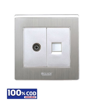 Picture of Click ART TV and Telephone Socket