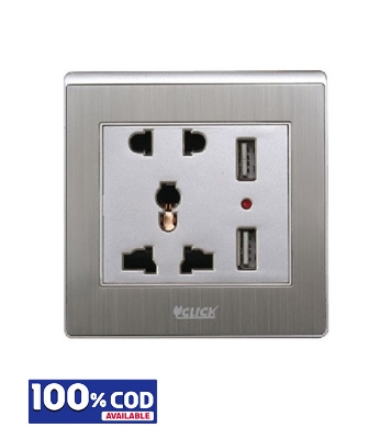 Picture of Click ART Multi Socket With USB 13 