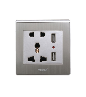Buy Click ART Multi Socket With USB 13 Online at Best Price