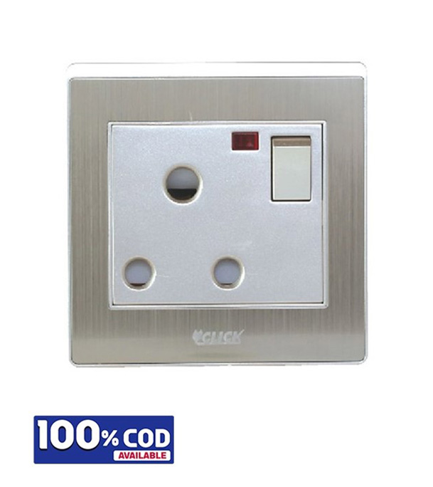 Picture of Click ART-3 Pin Round Socket With Switch,15A 