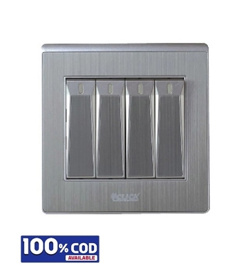 Picture of Click ART 4 GANG 1 Way Switch
