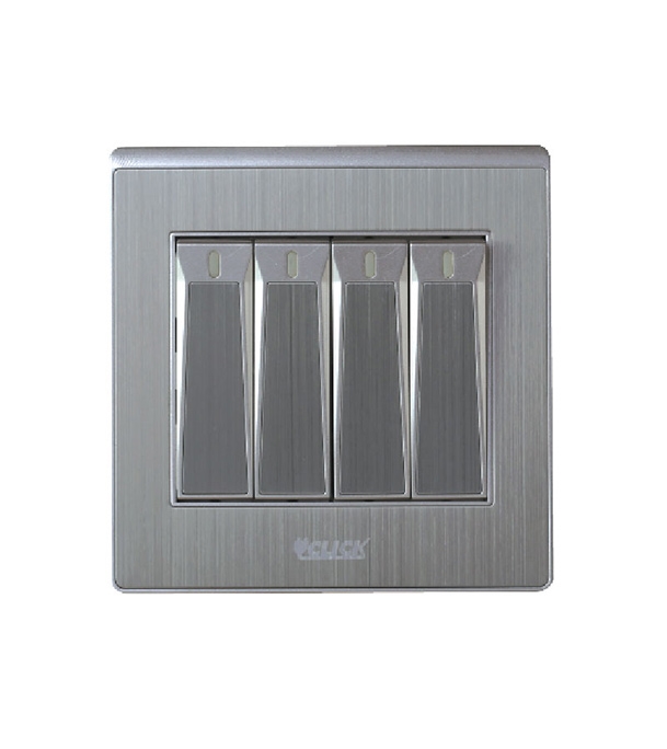 Buy Click ART 4 GANG 1 Way Switch Online at Best Price