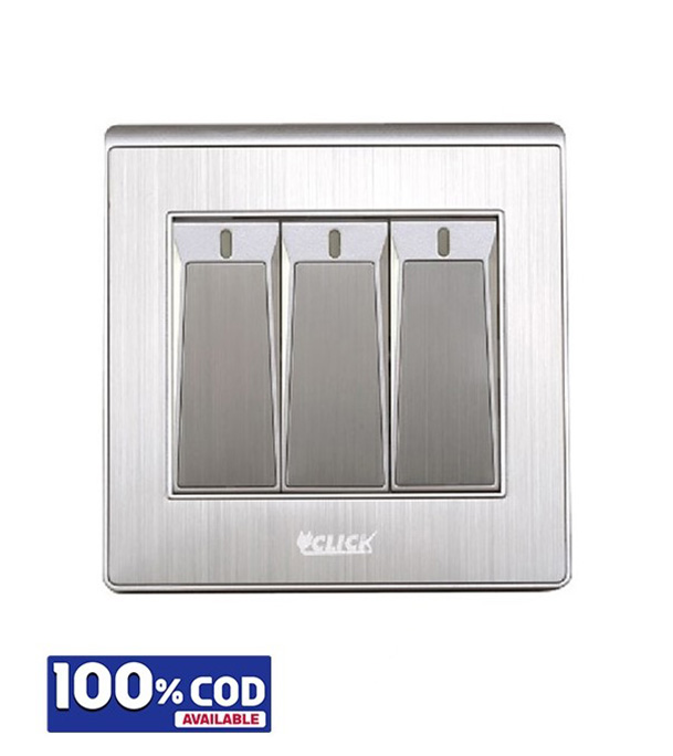 Picture of Click-ART-3 GANG 1 Way Switch