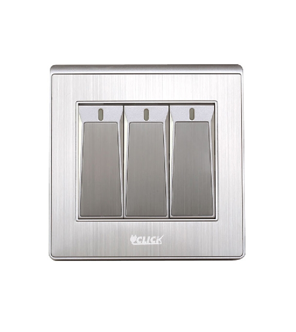 Buy Click-ART-3 GANG 1 Way Switch Online at Best Price