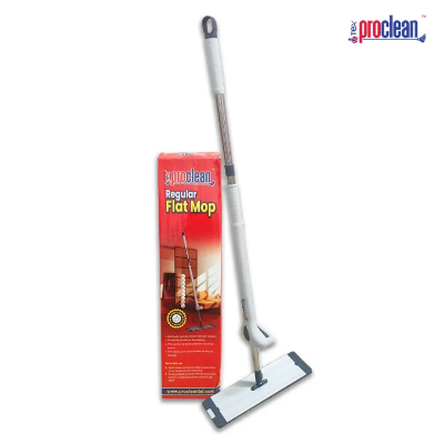 Picture of Proclean Hands-Free Microfiber Flat Mop,Long Handle,360 Degree
 Aluminum Flat Mop Head with 2 Mop Pads, Suitable for Home &
 Kitchen _FM-0643_new