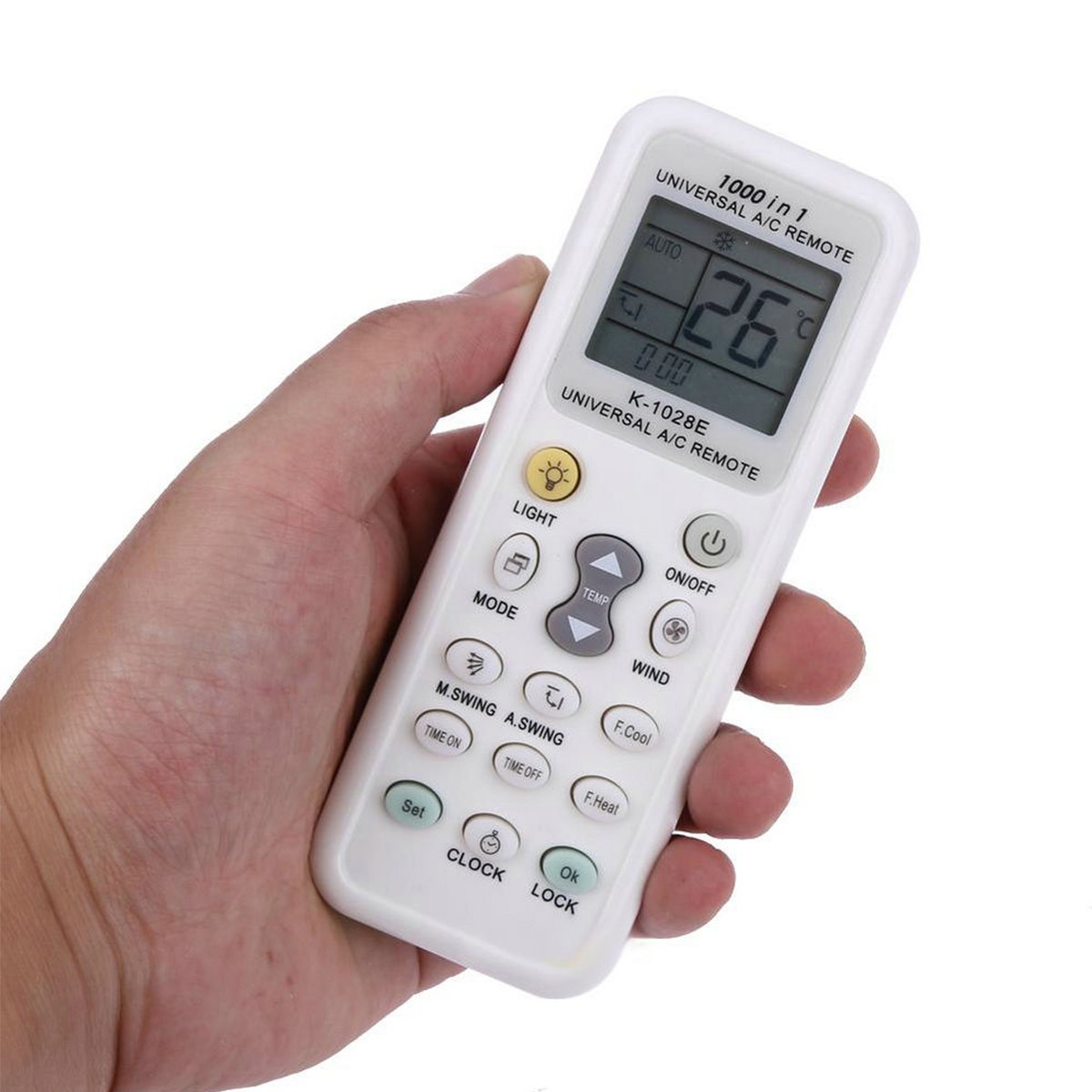 Picture of Universal AC Remote- Digital LED 1000-In-1 (Suitable For Most Air Conditioner Brands)