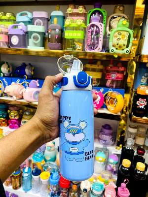 Buy 500ml Cartoon Animal Pattern Stainless Steel Water Bottle for Kids   at Best Price In Bangladesh 