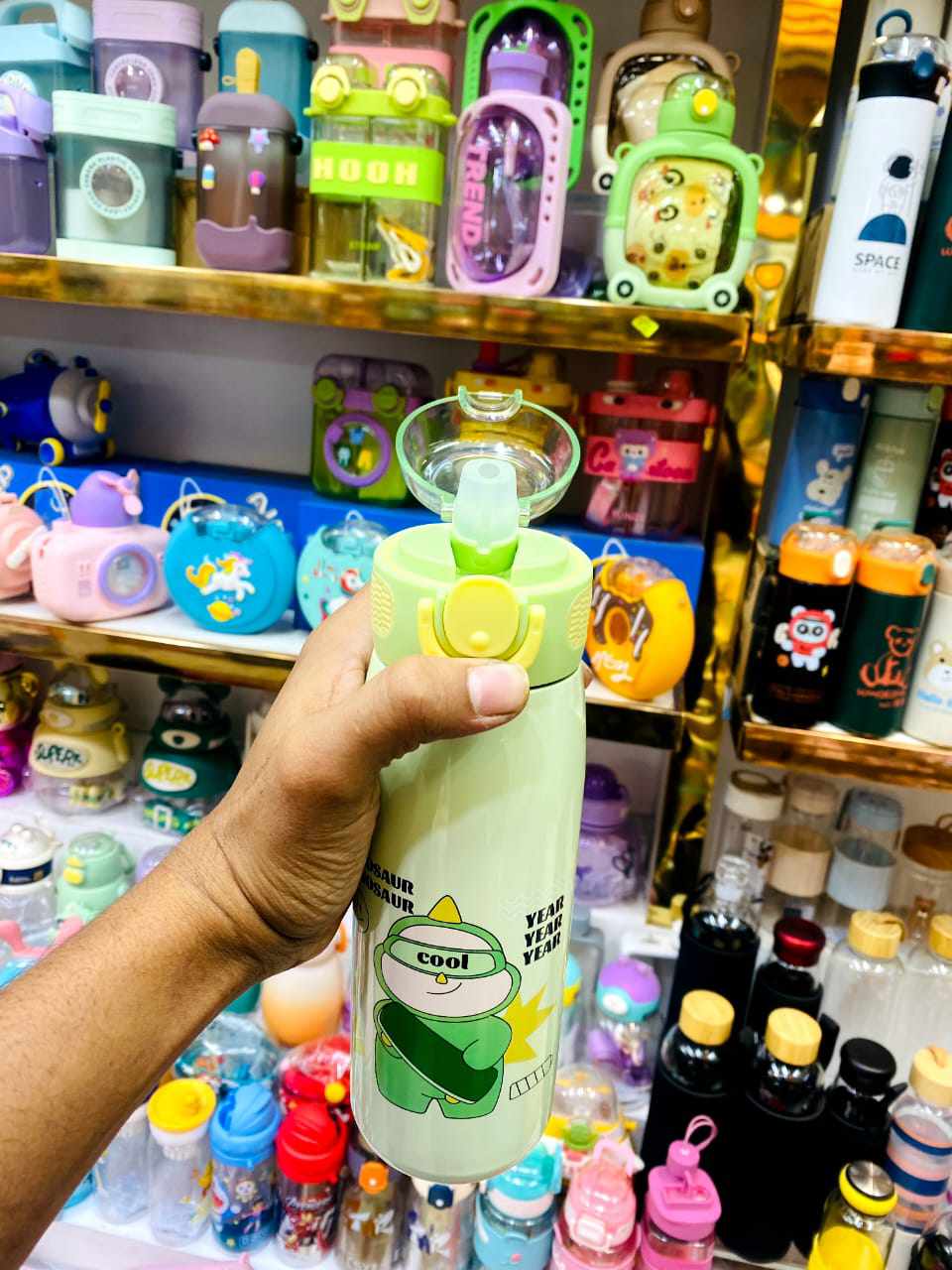 Buy 500ml Cartoon Animal Pattern Stainless Steel Water Bottle for Kids   at Best Price In Bangladesh 