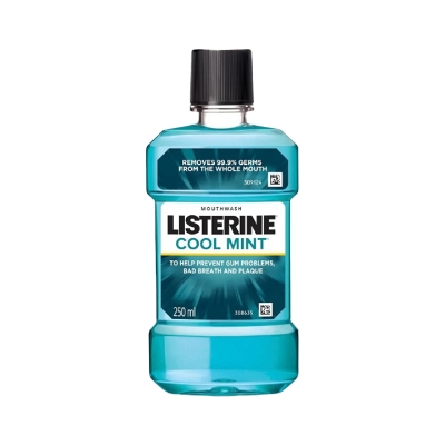 Picture of Listerine Cool Mint Mouthwash 250ml Removes 99.9% Germs | International