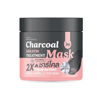 Picture of JOJI Keratin Treatment Hair Mask Restore Secret Young Charcoal Damaged 300g | Thailand
