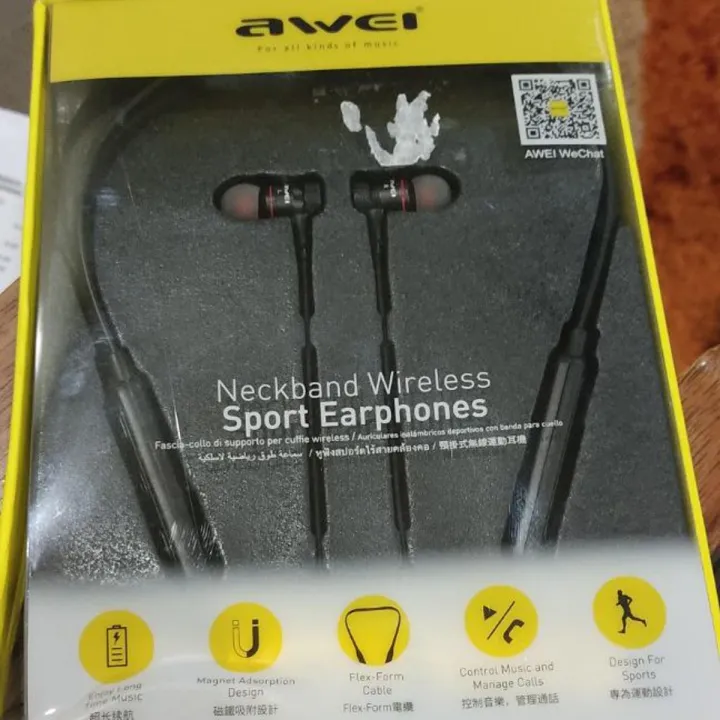 Buy   Awei G10BL Stereo Bluetooth Sports Earphones Neckband Wireless Magnetic Absorption Earbuds    best Price In Bangladesh