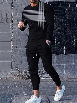 Buy New full Sleeves T-Shirt & Full Trouser Combo (Set) for Man Online Best Price In Bangladesh