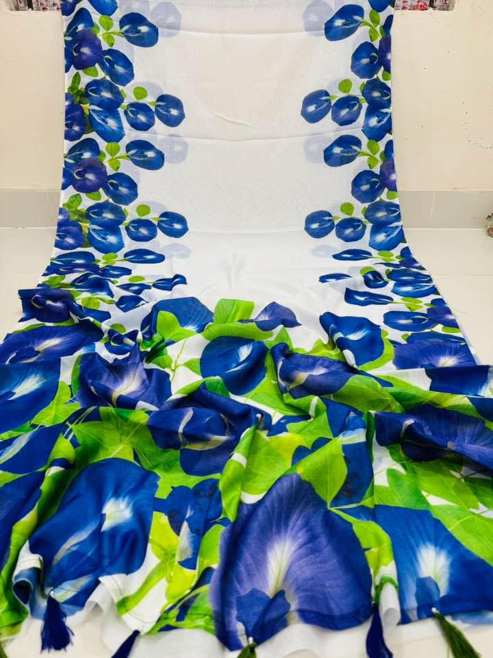 Buy  Digital Print Festivals Saree   at Best Price In Bangladesh