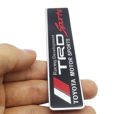 Picture of TRD LOGO Car Sticker Aluminum Motorsport Badge Emblem Decal