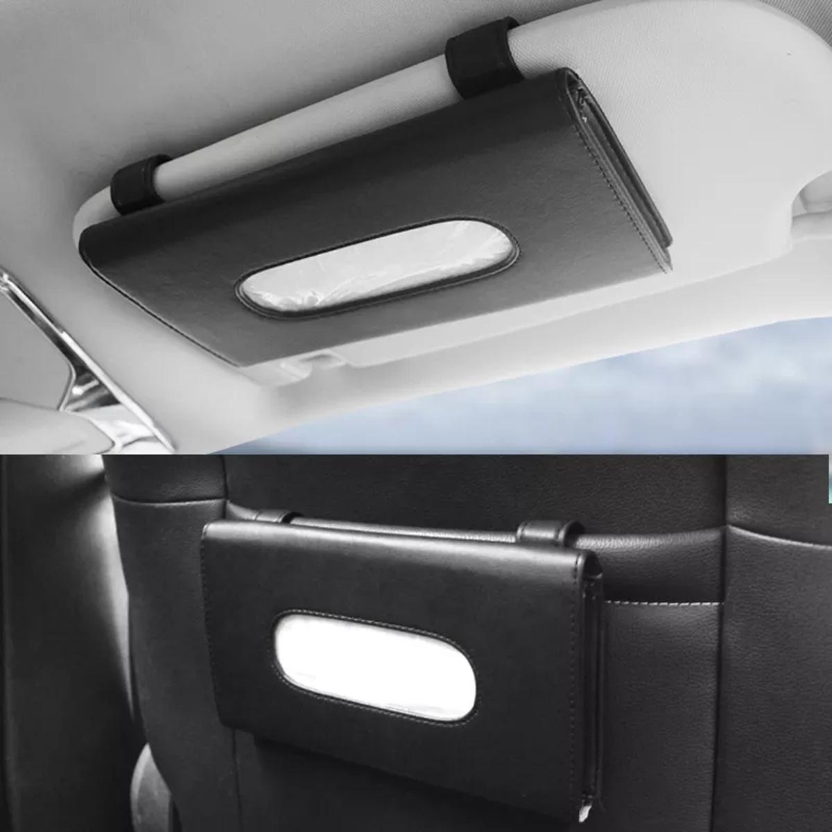 Picture of 1 Pcs Car Tissue Box Towel Sets Car Sun Visor Tissue Box Holder