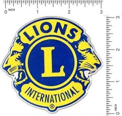 Picture of Lion's Club International Car Glass Sticker (PVC Vinyl)