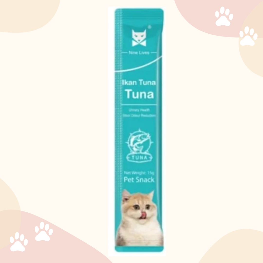 Picture of Cat Food 1pcs Cat Snack Treats Tuna 15g Cat Strip Fresh Wet Food Pack Liquid Nutrition For Cats