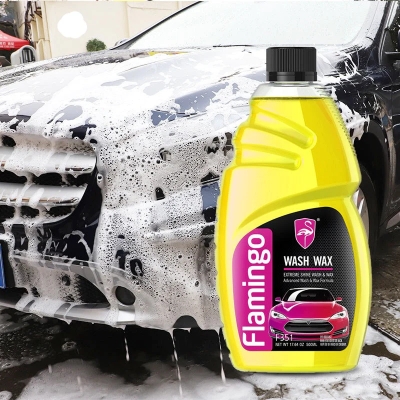 Picture of Flamingo Car Shampoo Wash Wax 500 ml