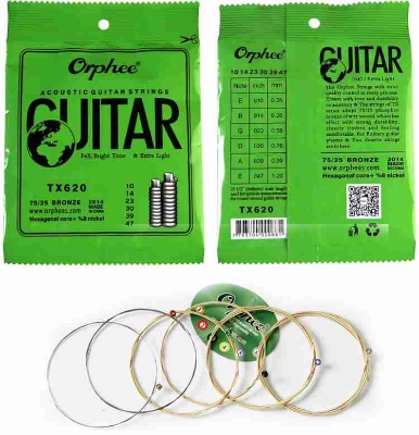 Picture of ORPHEE Acoustic Guitar Strings Set TX-620