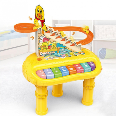 Buy Early Education Duck Cute 2 in1 Multifunction piano and Duck Slide Toy at Best Price In Bangladesh